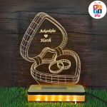 3D Ring Box Customised Illusion Lamp