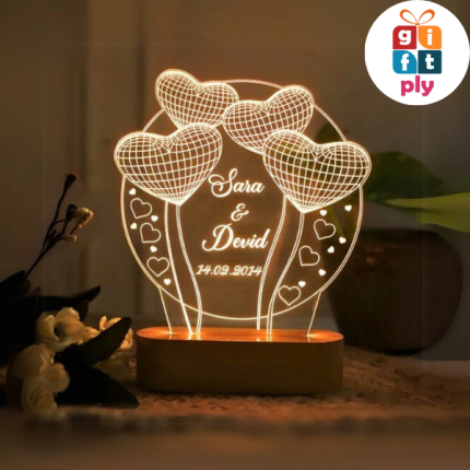 Round shaped customised lamp